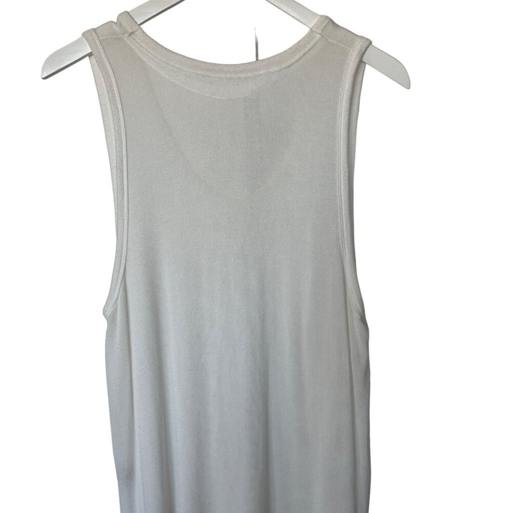 Free People Ivory Scoop Neck Oversized Tank Top - Picture 3 of 3